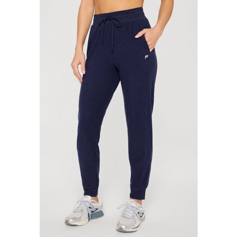 Fabletics Cloud Jersey Jogger 26.5" - S Navy Heather